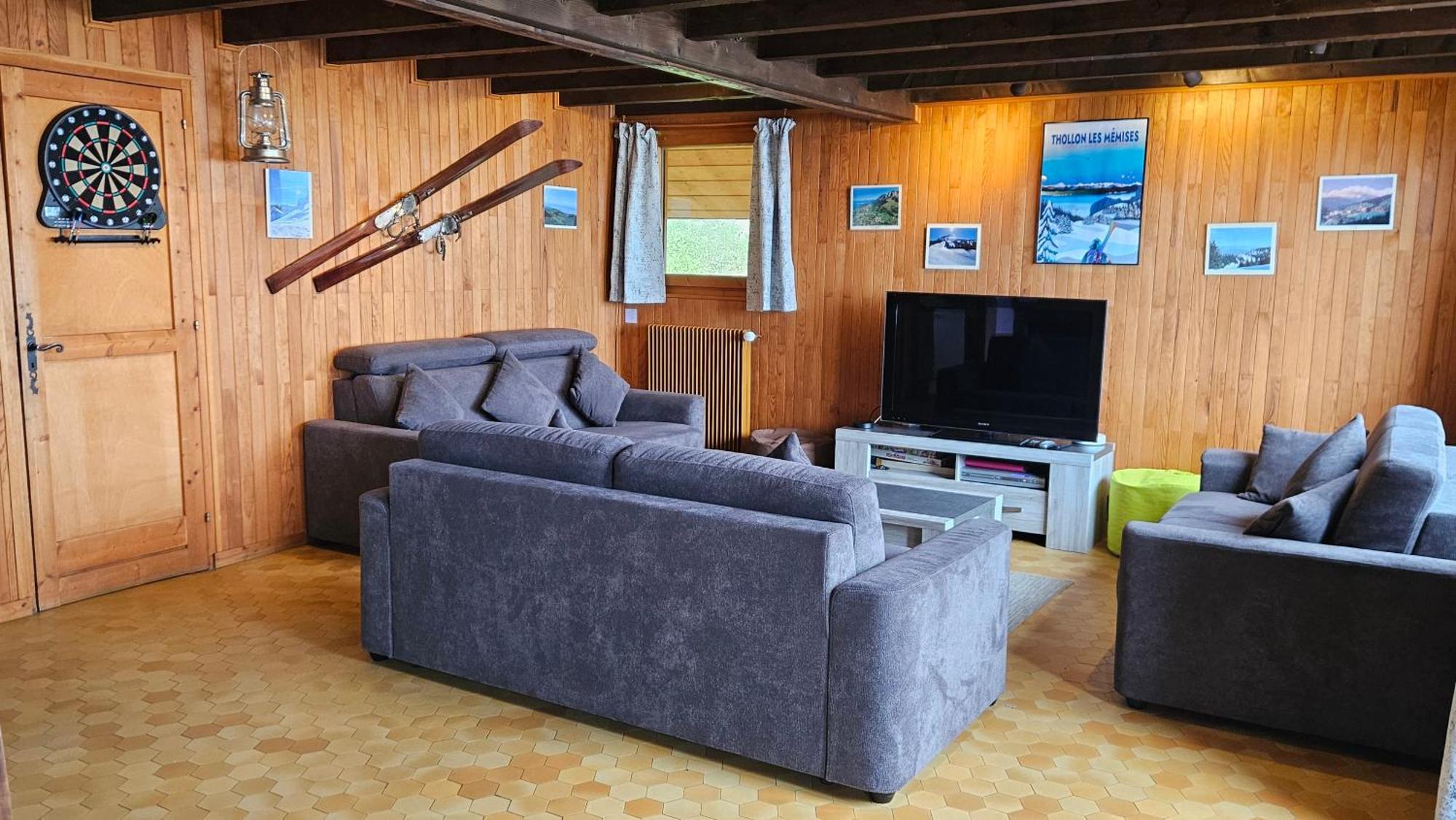 Chalet Les Alpages Vue Panoramique Sur Le Lac Leman Thollon-les-Memises Exterior photo